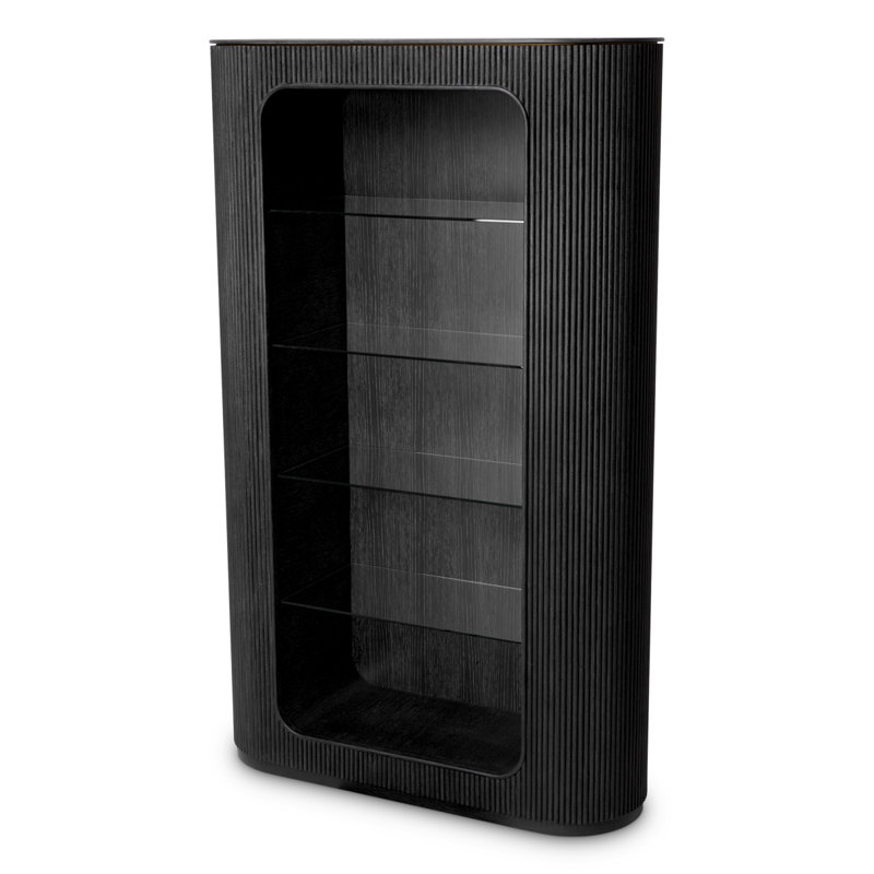 Cabinet Bogota, Charcoal Gray Oak