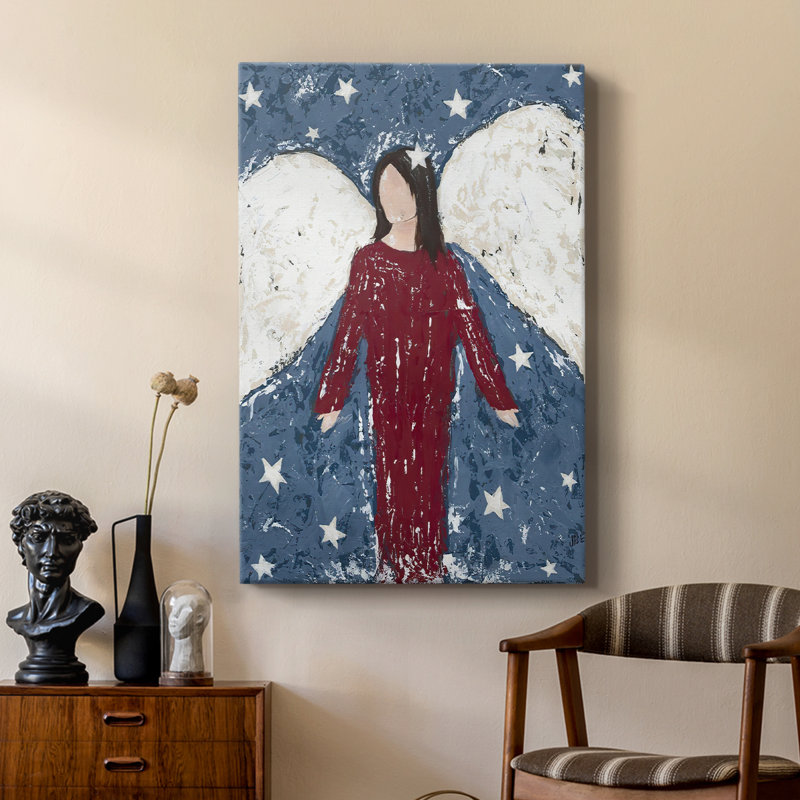 Anges tout le monde II - galerie Cavas sur mesure, H 36 po x l 24 po