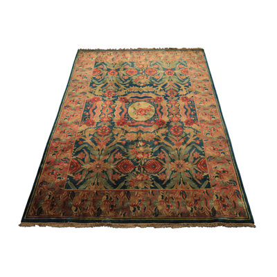 Tapis katy Oushak Arts & Crafts 8 pi 11 po x 12 pi 3 po
