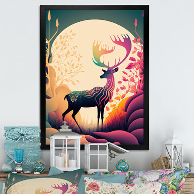 «Majestic Buck In The Woods I», art animalier sur toile