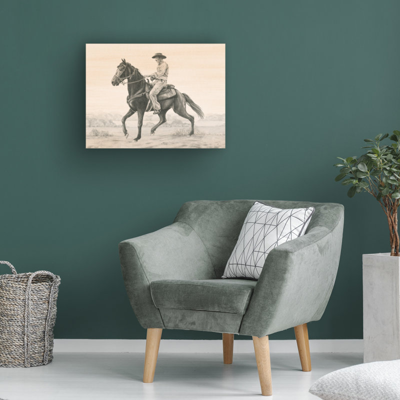 Bolognaise "Desert Ranger II" sur toile, H 24 po x l 32 po