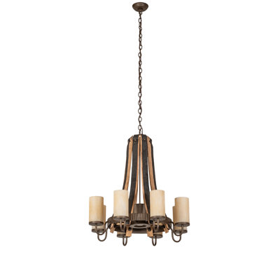 Lustre 30 lumières en tonneau 30 po Madera