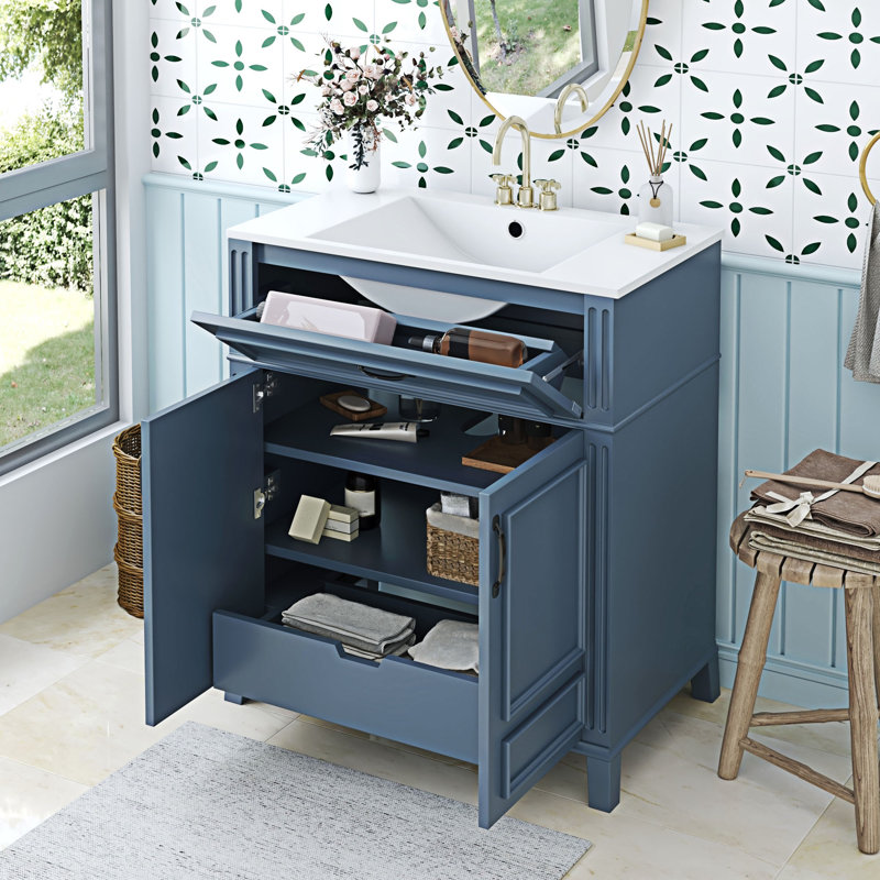 Bathroom Vanity With Ceramic Sink
