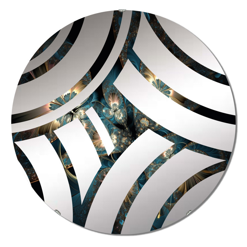 Miroir décoratif Harutun, 23,6 po x 23,6 po