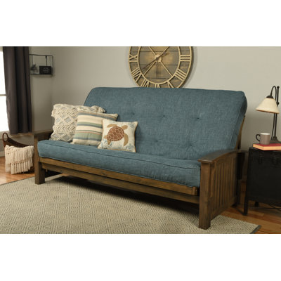 Grand futon et matelas à dossier large de 87 po Stratford
