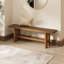 55''W Solid Reclaimed Wood Bench-1037114563