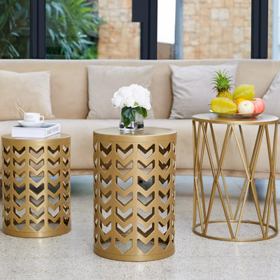 Steel Top Nesting Tables