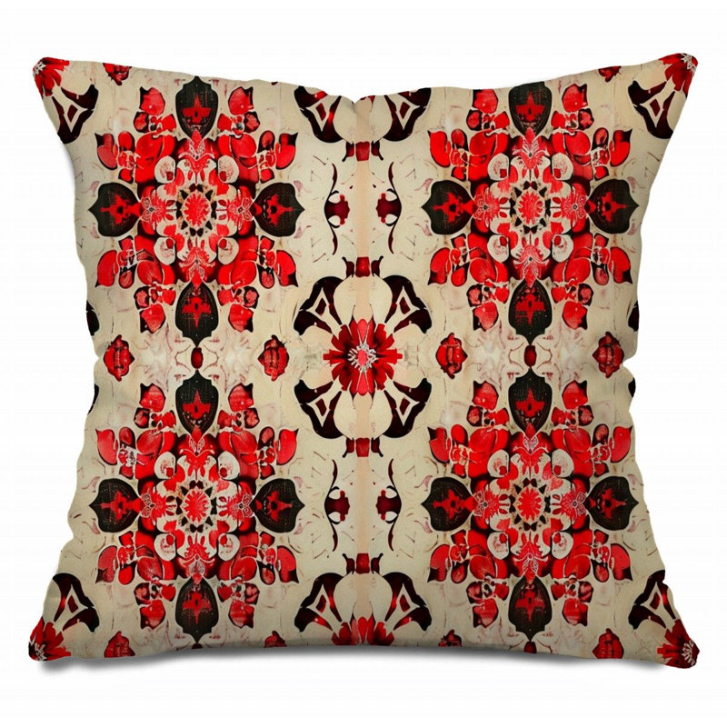    Coussin réversible, H 16 po x l 16 po