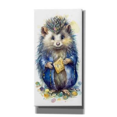 Epic Graffiti 'Treasure-keepers Hedgehog 1' by Momart Canvas Wall Art