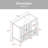 17.52'' Single Bathroom Vanity Base Only-91460865