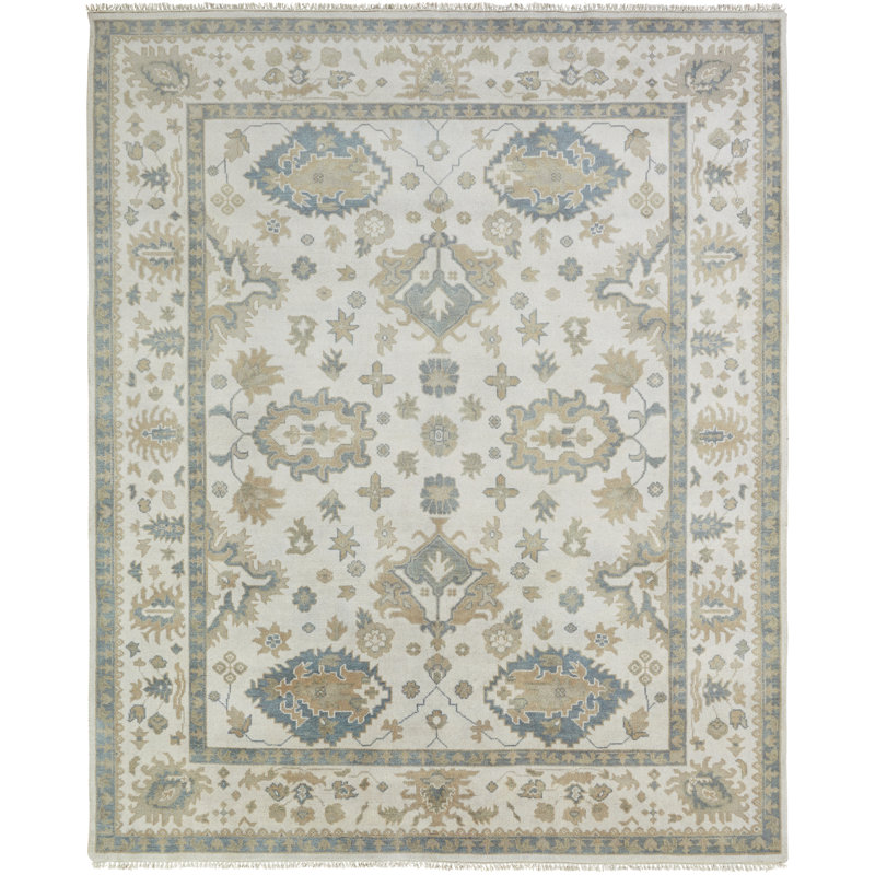 Lillie Hand Knotted Wool Oriental Indoor Rug, Rectangle 8'6" x 11'6"