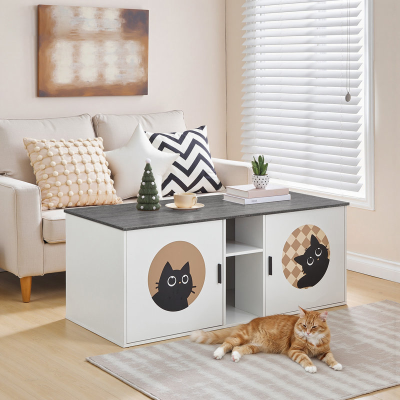 Litière pour chat, Noir anthracite
