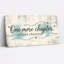 Ensemble de 1 tableau sur toile au fusain raffiné « One More Chapter ».-130712639-130712638
