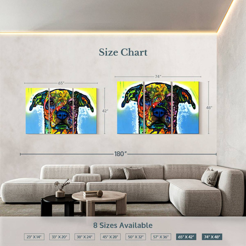 Brampt Fiesta, 42" H x 65" W