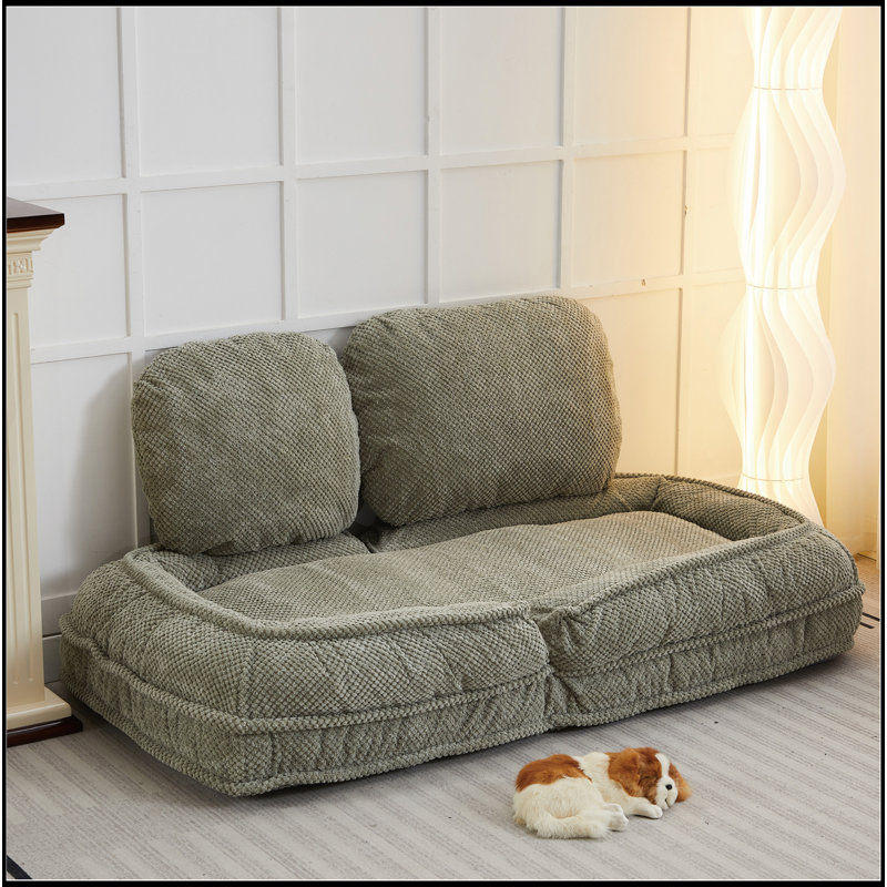 Lit pour chien humain, canapé paresseux, 5 positions réglables, asseoir, dormir, plier, costume à mettre dans la chambre à coucher, salon, conception peu encombrante