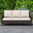 Outdoor Wicker Sofa With Cushions-1399502879