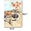 Tapis de cuisine aquarelle