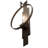 Steel Candle Wall Light