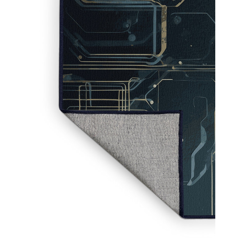 Pulsar Flow Rug, Round 3'
