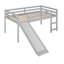 Lit mezzanine simple avec glissade-218115182