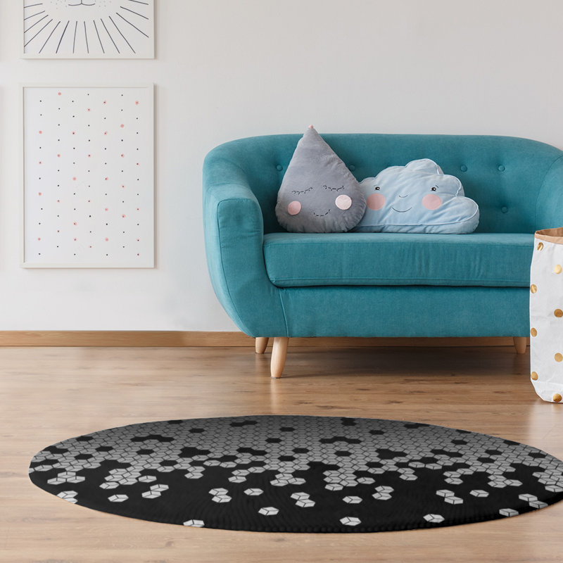 Chenille Geometric Indoor Rug, Runner 2'6" x 8'