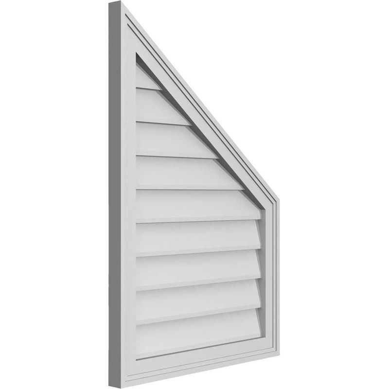 Évent en poire non-fonctionnel Signature, H 32 po x l 22 po x P 1,5 po, 9/12
