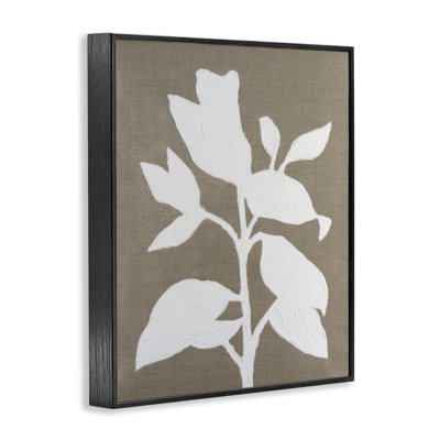 Impression florale minimaliste givrée, design par Vanna Lam
