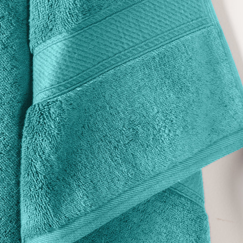 Ensemble de serviettes de bain en coton égyptien 800 pièces 2 pièces Renata , Turquoise