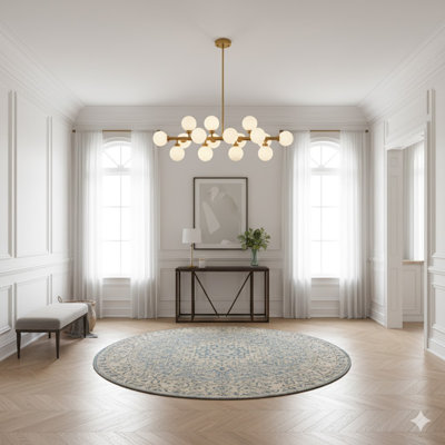 Lustre doré 16 lumières Dreher