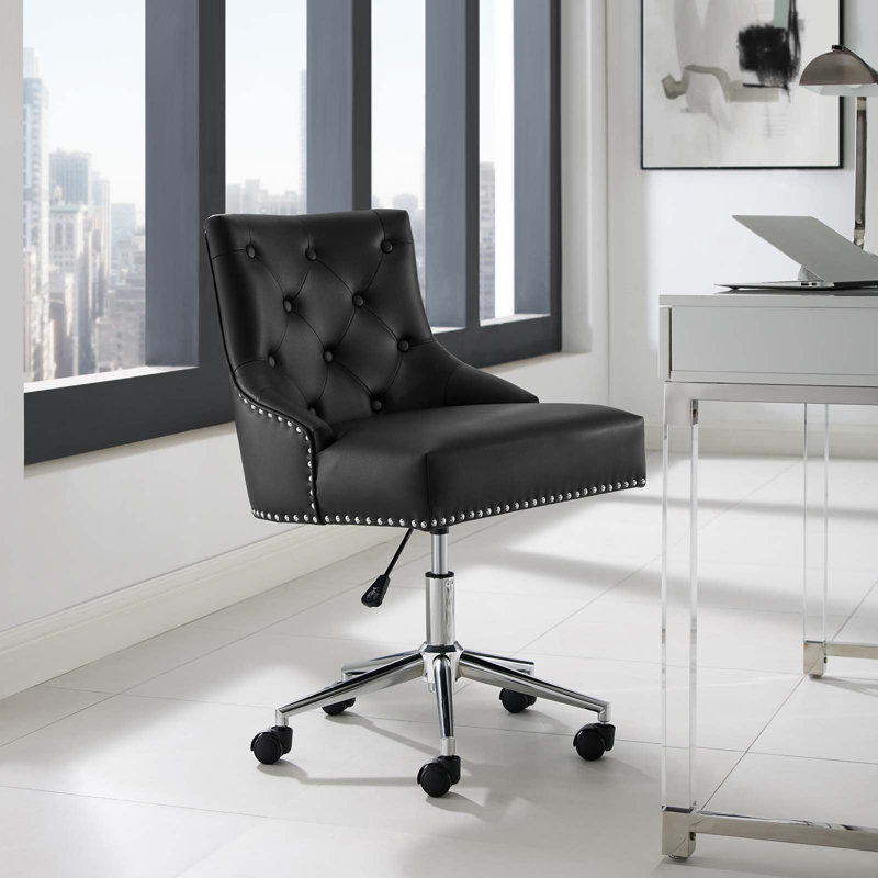 Chaise de bureau Regent, Noir
