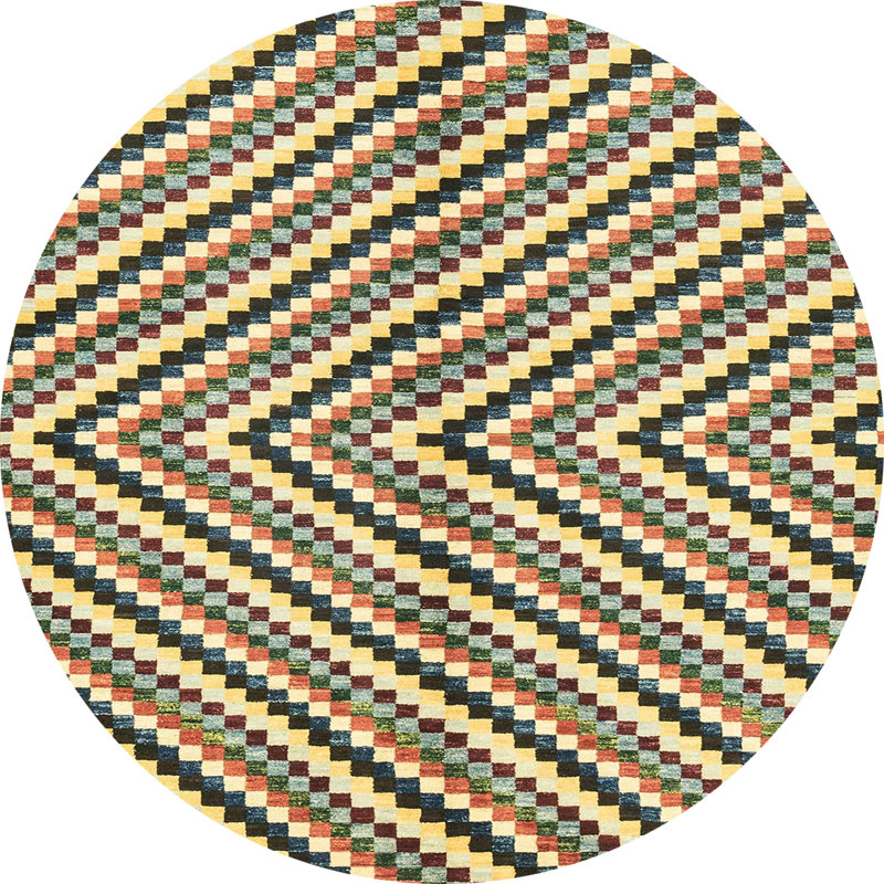 Tapis abstrait moderne 3416, Rond 6 pi