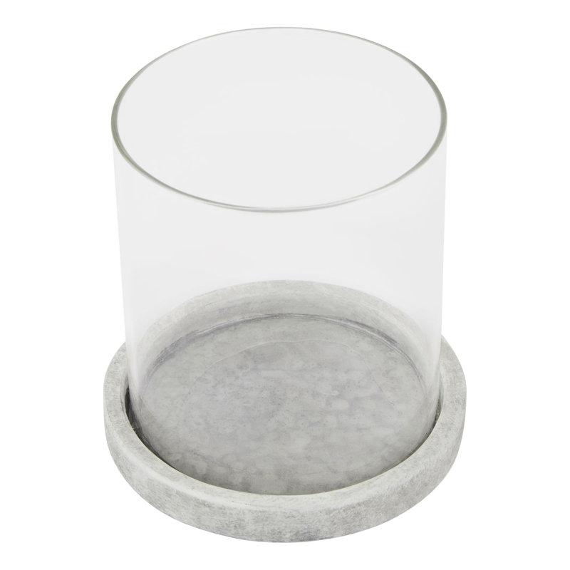 Andrian Ceramic Candle Accessories, 14cm H x 14cm W x 14cm D, Stone
