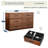 6-Drawer Dresser With Large Fabric Drawers-707934225