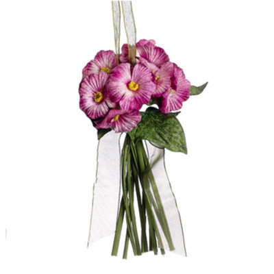 7" Princess Garden Posie Floral Bouquet Christmas Ornament