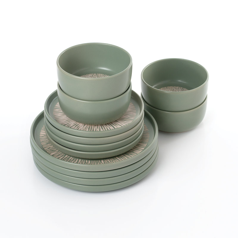 Stoneware Dinnerware - Service for 4