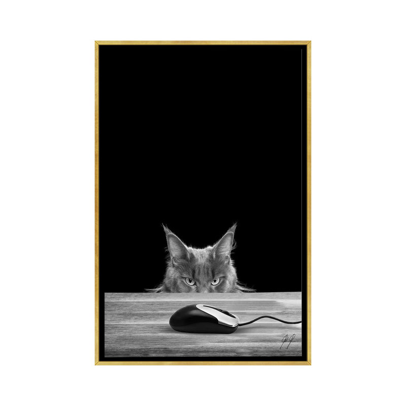 «Natural Instinct» par Kathrin Federer - impression d'art graphique, Pas de tapis, H 60 po x l 40po x P 1,5 po