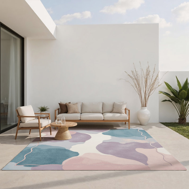 Tapis intérieur et extérieur Horizon Glow, Rectangle 1 pi 6 po x 2 pi 6 po