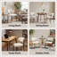 Modern Upholstered Dining Chair, Metal Legs-1883027201-1883026646