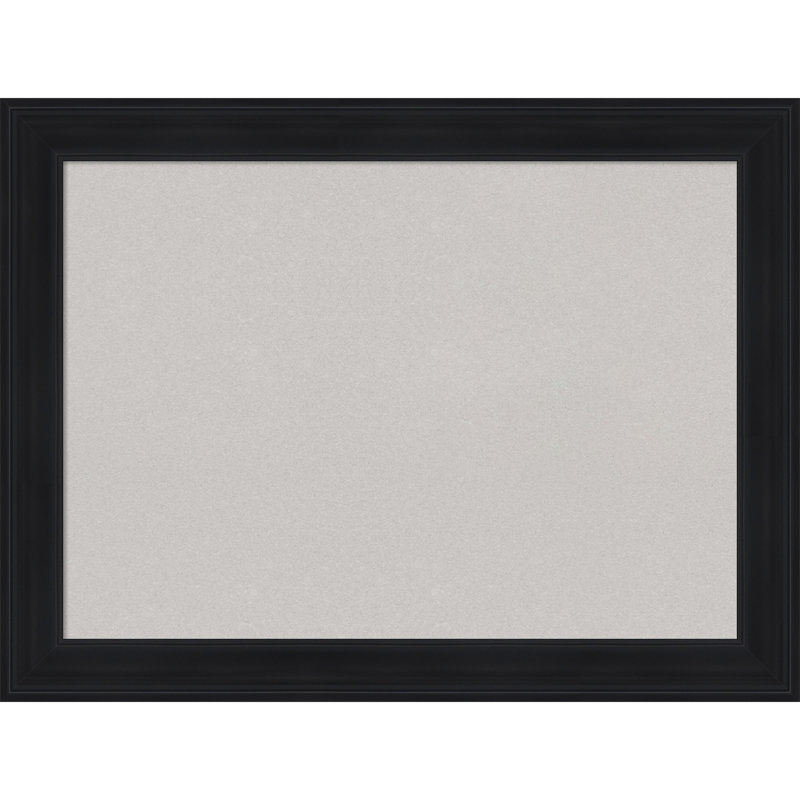 Tableau noir Abbey, tableau d'affichage en liège gris, tableau d'organisation, tableau d'affichage, H 25 po x l 33 po, Gris