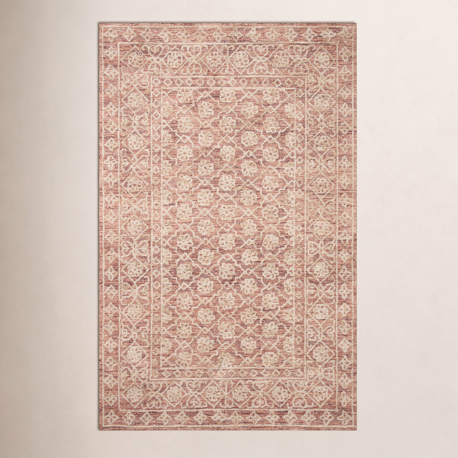 Millcreek Rust Brown Hand-Tufted Wool Oriental Rug, Rectangle 8'6" x 12'