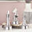 Aluminum Metal Chess Decorative Sculpture with Knight, Queen and King Set-1110840279