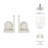 Set Of 2 6" Marble Bookend With 3" Orb-1556473868