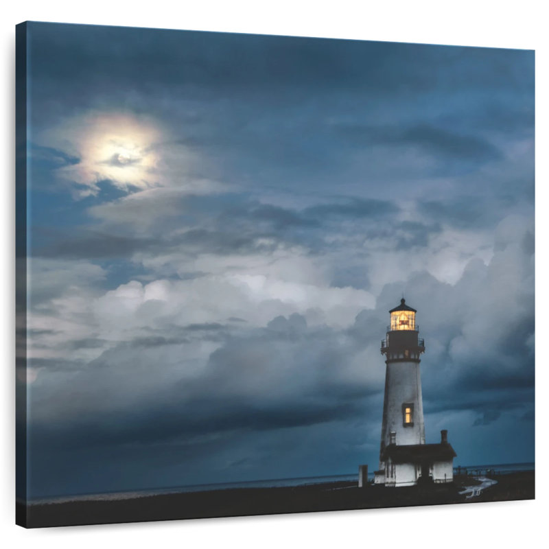 Phare d'Aletra au clair de lune