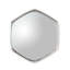 Hudson Hexagon Metal Mirror