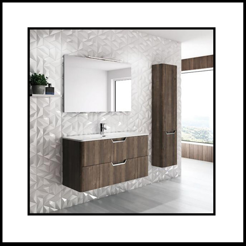 Ensemble de meuble-lavabo simple 40 po Finneytown, Samara frêne