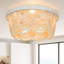 Ventilateur de plafond encastré en perles de bois 20 po Bohemian