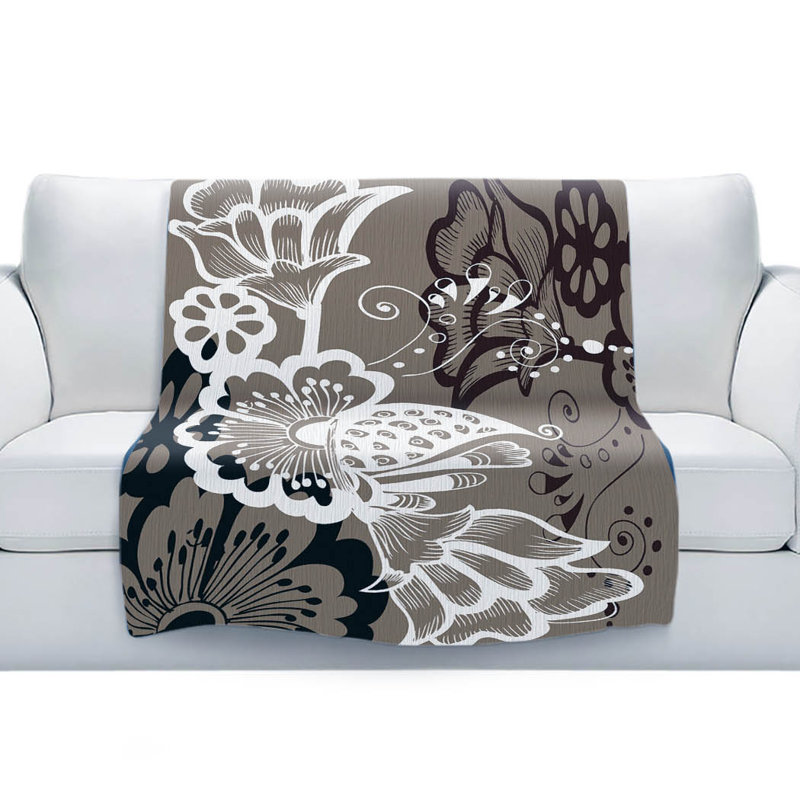 Hand Woven Throw Blanket, 68" x 80"