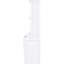 Grand lit avec tablettes pratiques, blanc