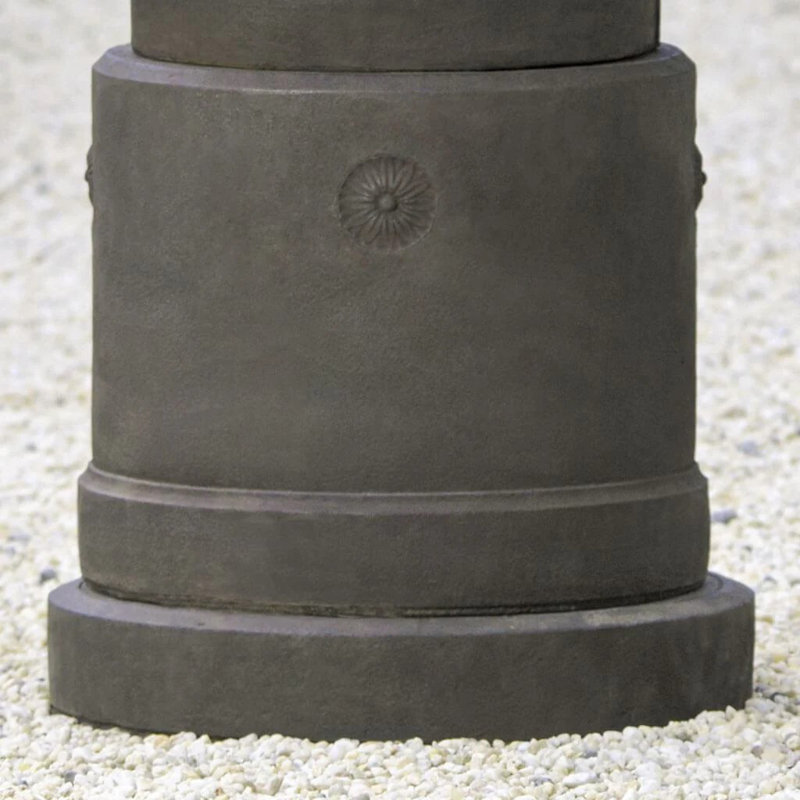 Medici Pedestal, Aged Limestone