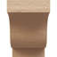 Queue de chevron Newport Timberthane en cèdre brut, l 4 po x H 6 po x L 12 po, brun clair-88142335